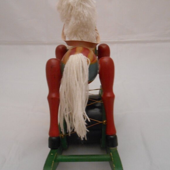 Vintage Flambro Wooden Rocking Horse Music Box/Mechanical, Toys/Collectibles - Picture 6 of 12